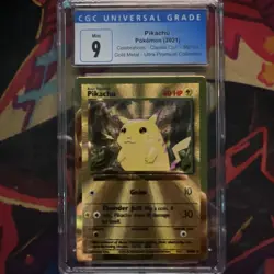 Pikachu - (Celebrations Metal Card) PROMO 058/102 CGC MINT 9 - Image 1