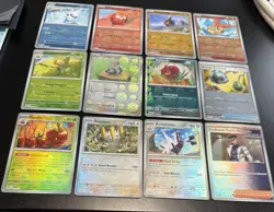 Poke Ball Pattern Mixed 12 Card Modern Era Lot Pokemon Cards - Image 2