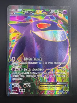 Gengar EX - 114/119 - Pokemon Phantom Forces XY Full Art Ultra Rare Card NM - Image 1