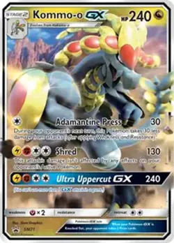 Kommo-o GX - SM71 - Pokemon Sun & Moon Promo Ultra Rare Card HP - Image 1
