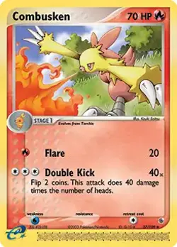 Combusken - 27/109 - Pokemon Ex Ruby & Sapphire Non-Holo Card MP - Image 1