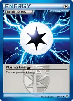 Plasma Energy - 91/101 - Pokemon Plasma Blast Black & White Non-Holo Card NM - Image 1