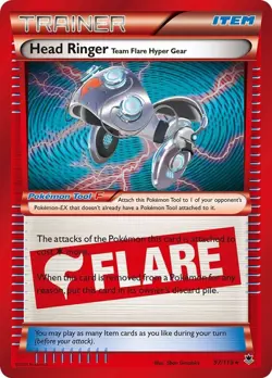 Head Ringer - 97/119 - Pokemon Phantom Forces XY Rare Holo Card MP - Image 1