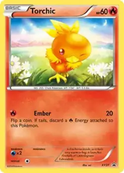 Torchic - XY37 - Pokemon XY Promo Holo Rare Card NM - Image 1