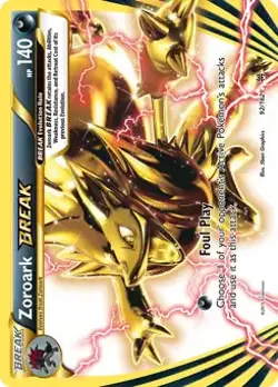 Zoroark BREAK - 92/162 - Pokemon Breakthrough XY Ultra Rare Card LP - Image 1