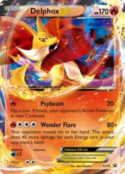Delphox EX - XY19 - Pokemon XY Promo Ultra Rare Card LP - Image 1