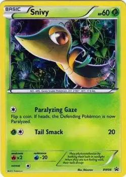 Snivy - BW06 - Pokemon Black & White Promo Ultra Rare Holo Card NM - Image 1
