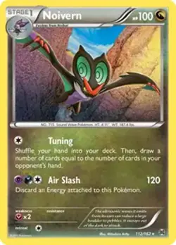 Noivern - 112/162 - Pokemon Breakthrough XY Cracked Holo Rare Card NM - Image 1