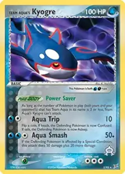 Team Aqua's Kyogre - 3/95 - Pokemon Ex Team Magma vs. Aqua Card HP - Image 1