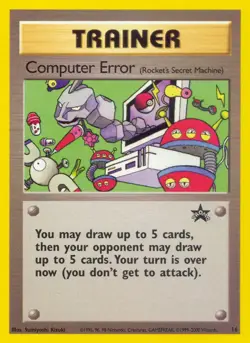 Computer Error! - 16 - Pokemon Wizards Black Star Promo Card Card LP - Image 1