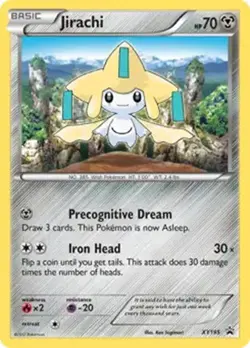 Jirachi - XY195 - Pokemon XY Promo Holo Rare Card NM - Image 1
