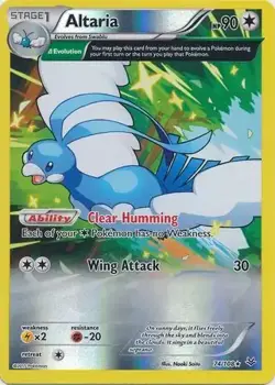 Altaria - 74/108 - Pokemon Roaring Skies XY Reverse Holo Rare Card NM - Image 1