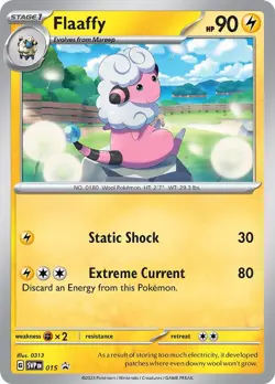 Flaaffy - SVP015 - Pokemon Scarlet & Violet Promo Ultra Rare Holo Card NM - Image 1