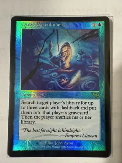 MTG - Quiet Speculation Foil Card Judgement Magic The Gathering - Image 1