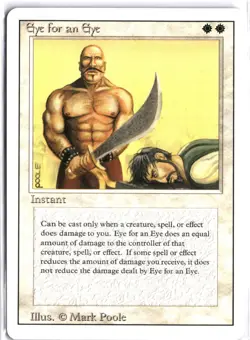 Magic: The Gathering Eye for an Eye Revised Edition Regular - Image 1