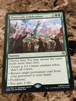 PLANEWIDE CELEBRATION Magic MTG War of the Spark - Image 1