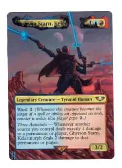 Ghyrson Starn Kelermorph Altered Full Art MTG Warhammer 40k Commander Pew Pew - Image 1