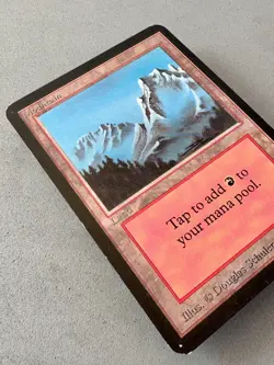Mountain (B) Limited Edition Alpha MTG-MP Very good-Vintage Magic the Gathering - Image 4