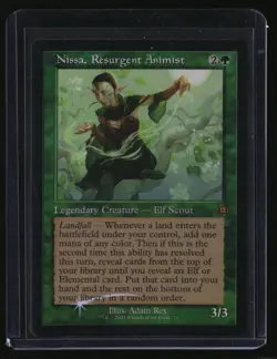 March of the Machine: The Aftermath Nissa, Resurgent Animist (Retro Frame) Foil - Image 1