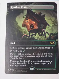 MTG -Restless Cottage Borderless - Wilds of Eldraine - Image 1