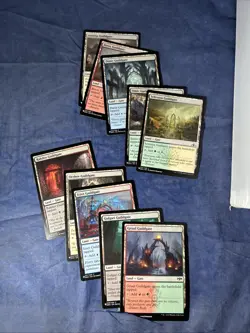 10 Guildgate set - guildgates 1 of each land - MTG The List NM - Image 1