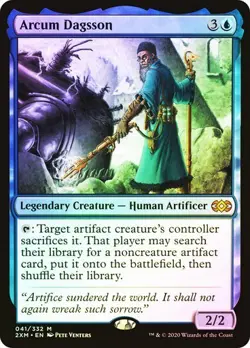 Arcum Dagsson Foil x1 Double Masters MTG Magic the Gathering Blue Creature Card - Image 1