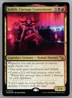 Judith, Carnage Connoisseur Murders at Karlov Manor Foil - Image 1