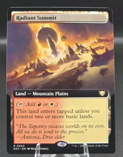 Radiant Summit (Extended Art) Commander: Edge of Eternities Regular - Image 1