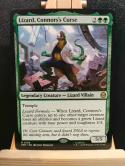 Lizard, Connors's Curse - Marvel's Spider-Man - Rare - NM (see pics) MTG - Image 1