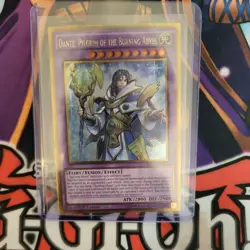 Yugioh-Dante, Pilgrim of the Burning Abyss-Gold Rare-1st Edition-PGL3 EN058 (LP) - Image 1