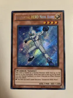 Elemental Hero Neos Alius RYMP-EN010 Secret Rare Yugioh Ra Yellow Mega-Pack 2012 - Image 1