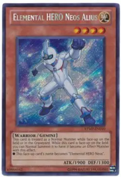 Yugioh! MP Elemental HERO Neos Alius - RYMP-EN010 - Secret Rare - Unlimited Edit - Image 1