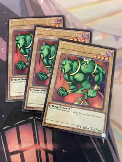YUGIOH - LA JINN THE MYSTICAL GENIE OF THE LAMP X3 - ULTRA RARE - LCKC - UNL -NM - Image 1