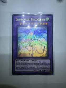 Dragon Knight Draco-Equiste (Ghost Rare) DREV-EN038 Duelist Revolution 1st... - Image 1