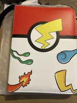 Pokemon Card Book Holder Binder Album Collection Pocket 400 Trading Cards Multi - Image 1