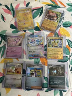 Pokemon TCG Scarlet & Violet Prismatic Evolutions ETB 8 Card Lot 🔥🔥 - Image 1
