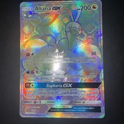 Pokemon TCG Altaria GX Dragon Majesty Holo Card 72/70 Secret Rare - Image 1