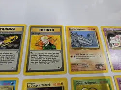 Lot Of 18 Vintage Gym Heroes Pokemon Cards Wotc - Image 3