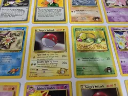 Lot Of 18 Vintage Gym Heroes Pokemon Cards Wotc - Image 5