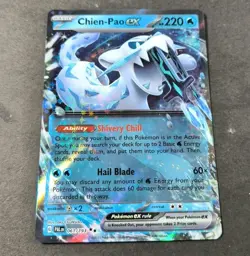 Pokemon Paldea Evolved Chien-Pao EX Ultra Rare Card 061/193 NM - Image 1
