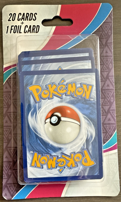 Pokemon TCG SEALED 21 Card Pack - 2025 MJ Holding Company w 1 Foil (Walmart) #E - Image 1