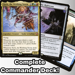 MTG Commander EDH Deck Xyris, the Writhing Storm 100 Cards Custom Deck Snakes! - Image 1