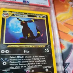 UMBREON HOLO NEO DISCOVERY #13 / 75 2001 POKEMON PSA 7 Card - Image 2