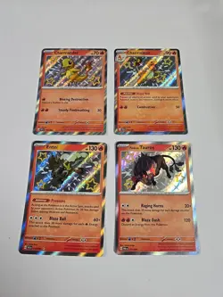 Lot Of 4 Baby Shiny Padean Fates Pokemon Cards Charmander Charmeleon - Image 1