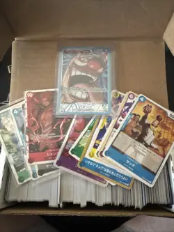 One Piece 500 Min Bulk Cards, Includes SR’s And Buggy AA. All Japanese - Image 1