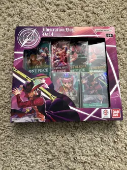 2025 One Piece Card Game Illustration Box Vol 4 Bandai BRAND NEW SEALED - Image 1