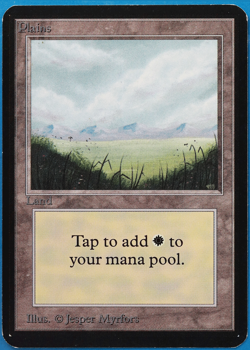 Plains (A Light) Alpha PLD Basic Land MAGIC GATHERING CARD (ID# 505220) ABUGames - Image 1