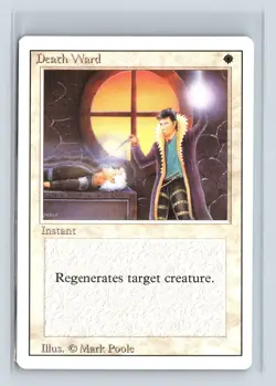 (3x) DEATH WARD - MTG Magic the Gathering Card - Revised - Common - Image 1