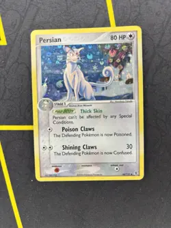 Persian 44/112 - EX Firered LeafGreen Reverse Holo Pokemon Card - MP - Image 2