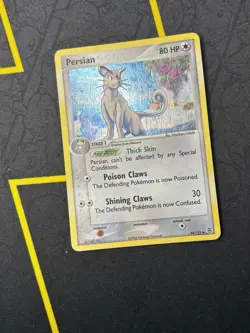 Persian 44/112 - EX Firered LeafGreen Reverse Holo Pokemon Card - MP - Image 4